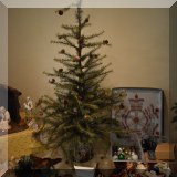 D99. Crate and Barrel Christmas tree with pine cones. 41”h - $20 each 